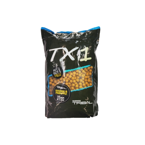 TX1 Boilie banán & ananás 15mm, 5kg
